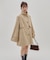 【umm.】配色ステッチトレンチコート