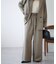 テックリネンベルト付ワイドパンツ《WEB限定カラーあり》