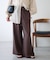 テックリネンベルト付ワイドパンツ《WEB限定カラーあり》