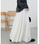 タックギャザーフレアスカート