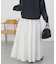 タックギャザーフレアスカート