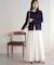 タックギャザーフレアスカート