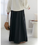 タックギャザーフレアスカート