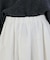 タックギャザーフレアスカート
