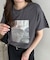 箔プリントTシャツ