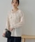 【Noka】袖口リブポケ付ブラウス