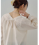 【Noka】袖口リブポケ付ブラウス