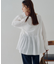 【Noka】ステッチ使いペプラムブラウス