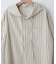 【Enlude】ストライプフードシャツ《ユニセックス》