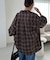 【Enlude】オンブレチェックオーバーシャツ《ユニセックス》