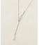 【GOLDY】フックドロップパールY字ネックレス