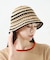 カラーボーダーハット