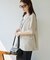 【Noka】テーラード半袖ジャケット