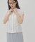 【umm.】ピコレース半袖ブラウス