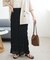 シャーリングナロースカート