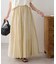 シャイニーギャザーフレアスカート