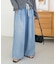 ライトオンスデニムイージーワイドパンツ