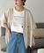 【Enlude】刺繍ニュースペーパーロゴTシャツ《ユニセックス》