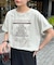 【Enlude】刺繍ニュースペーパーロゴTシャツ《ユニセックス》