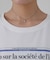 【Enlude】刺繍ニュースペーパーロゴTシャツ《ユニセックス》