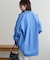 ポプリンオーバーシャツ