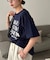 【Enlude】ヒビワレロゴヴィンテージライクTシャツ《ユニセックス》