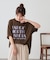 【Enlude】ビワレロゴヴィンテージライクTシャツ《ユニセックス》