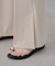 【Noka】サイドスリットセミフレアパンツ
