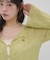 【umm.】シアーメローカーディガン