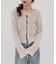 【umm.】シアーメローカーディガン