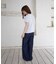 【umm.】レースロゴ半袖Tシャツ
