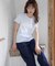 【umm.】レースロゴ半袖Tシャツ