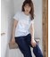 【umm.】レースロゴ半袖Tシャツ