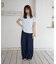 【umm.】レースロゴ半袖Tシャツ
