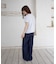 【umm.】レースロゴ半袖Tシャツ