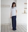 【umm.】レースロゴ半袖Tシャツ