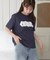 【umm.】レースロゴ半袖Tシャツ