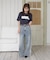 【umm.】レースロゴ半袖Tシャツ