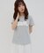 【umm.】レースロゴ半袖Tシャツ