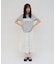 【umm.】レースロゴ半袖Tシャツ
