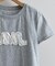 【umm.】レースロゴ半袖Tシャツ