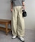 【Enlude】カットバックサテンバレルイージーパンツ《ユニセックス》