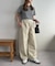【Enlude】カットバックサテンバレルイージーパンツ《ユニセックス》