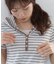 【umm.】マルチボーダーフードTシャツ