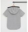 【umm.】マルチボーダーフードTシャツ