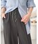 【接触冷感】センタープレスカットワイドパンツ