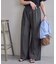 【接触冷感】センタープレスカットワイドパンツ
