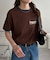 【Enlude】ワンポイントリンガーTシャツ《ユニセックス》