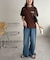 【Enlude】ワンポイントリンガーTシャツ《ユニセックス》
