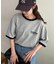 【Enlude】ワンポイントリンガーTシャツ《ユニセックス》